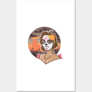 Candy Skull Girl Posters and Art